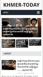 Mobile Screenshot of khmer-today.com